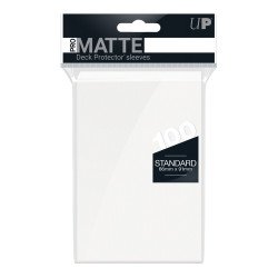 Sleeves Standard blanc mat x100