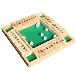 Shut the Box 10 ( pour 4 joueurs )
