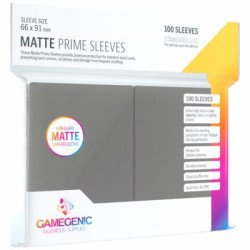 Prime Sleeves Matte 66x91 : Dark Gray x100