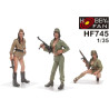 Militaire Femmes , Pin Up 1/35 . 3 figurines