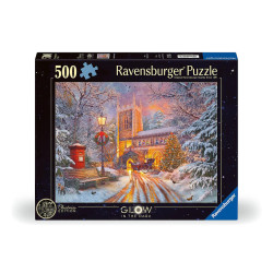 Glow   in the Dark , Noël . Puzzle de 500 pièces