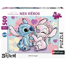 Stitch & Angel . puzzle de 500 pièces