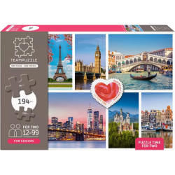 Teampuzzle : Villes 194 pièces (64+130 p.)