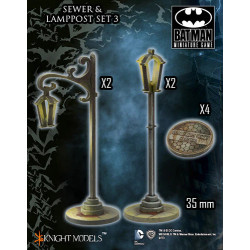 Batman Miniatures Game : Sewer & Lamppost set III