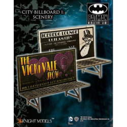 Batman Miniatures Game : City Bill Board Scenery
