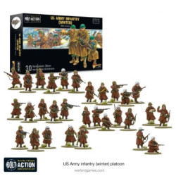 Bolt Action : US Army Infantry Platoon (hiver)